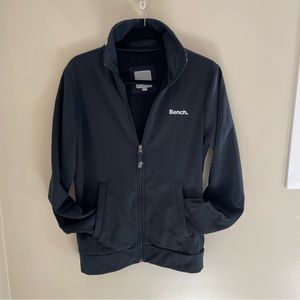 BENCH Lg Logo Soft shell Activewear Full Zip Jacket, Size S